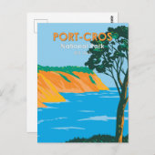 Port - Cros National Park Frankrijk  Briefkaart (Voorkant / Achterkant)