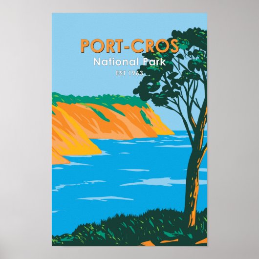 Port - Cros National Park Frankrijk  Poster (Voorkant)