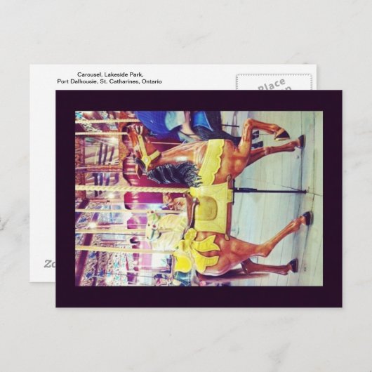 Port Dalhousie Carousel Briefkaart (Voorkant / Achterkant)