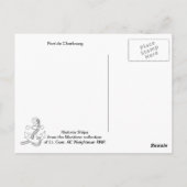 Port de Cherbourg Briefkaart (Achterkant)