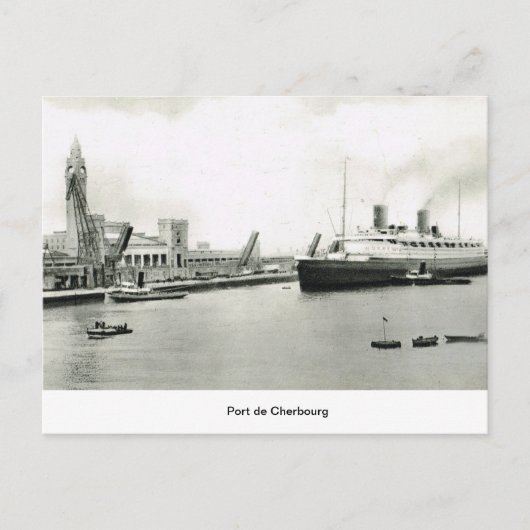 Port de Cherbourg Briefkaart (Voorkant)