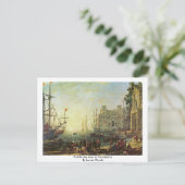 Port De Mer Avec La Villa Médicis Briefkaart (Staand voorkant)