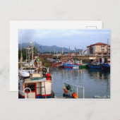 Port de pêche Basque Briefkaart (Voorkant / Achterkant)
