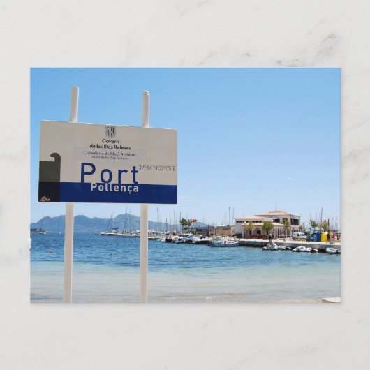 Port de Pollensa-Briefkaart Briefkaart (Voorkant)