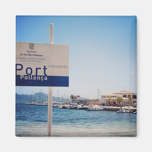 Port de Pollensa, Mallorca Magnet (Voorkant)