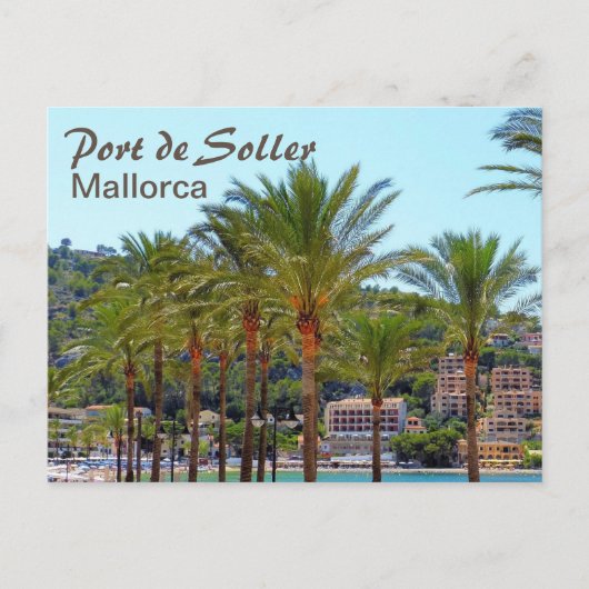 Port de Soller Mallorca Briefkaart (Voorkant)