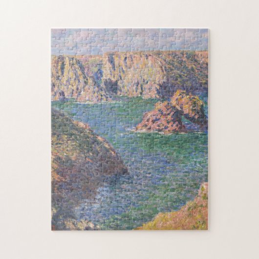 Port Domois Belle Isle 1887 By Claude Monet Legpuzzel (Verticaal)