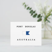 Port Douglas Australia Alpha Dive Flag Briefkaart (Staand voorkant)