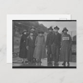 Port du masque pendant la Grippe espagnole 1918 Briefkaart (Voorkant / Achterkant)