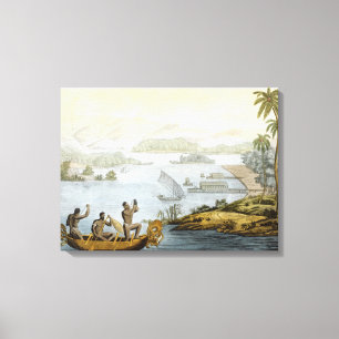 Port Dury, bord 75 van Le Costume Ancien et Mod Canvas Afdruk