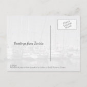 Port el Kantaoui Harbor Waterfront Boats Tunesië Briefkaart (Achterkant)