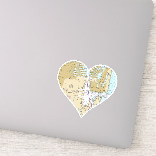 Port Everglades Florida Grafiek Sticker (Detail)