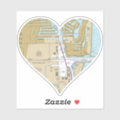 Port Everglades Florida Grafiek Sticker (Vel)