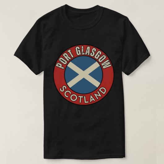 Port Glasgow, Schotland T-shirt (Design voorkant)