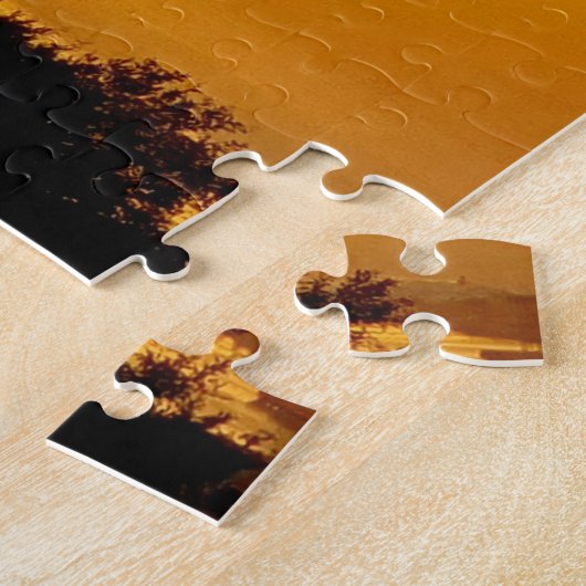 Port Glasgow Sunset Puzzel (Zijkant)