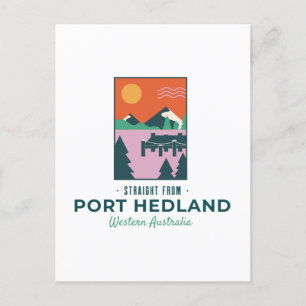 port hedland Western australië Briefkaart