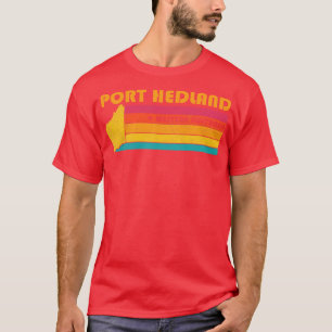 Port Hedland Western Australië Vintage in nood T-shirt