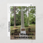 Port Hudson Battlefield Monument Briefkaart (Voorkant / Achterkant)