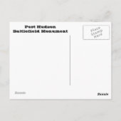 Port Hudson Battlefield Monument Briefkaart (Achterkant)