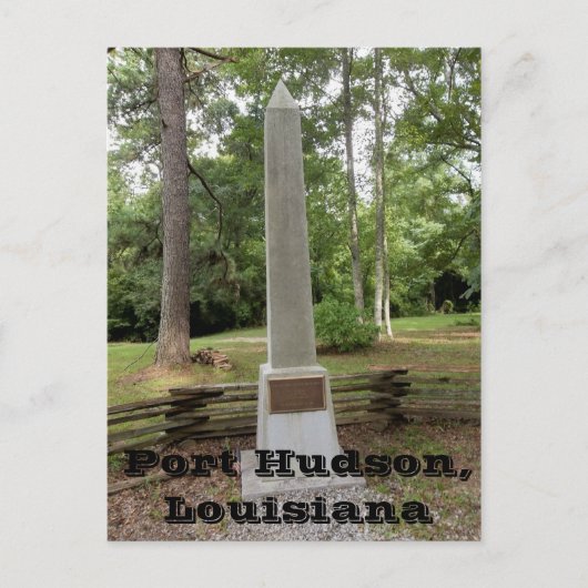 Port Hudson Battlefield Monument Briefkaart (Voorkant)