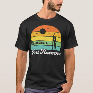 Port Hueneme Beach California Retro  Surfin T-shirt
