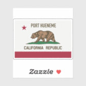 Port Hueneme CA Sticker (Vel)