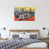 Port Huron, Michigan — grote letterscènes Canvas Afdruk (Insitu (Slaapkamer))