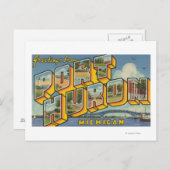 Port Huron, Michigan - Large Letter Scenes 2 Briefkaart (Voorkant / Achterkant)