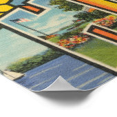 Port Huron, Michigan - Large Letter Scenes 2 Poster (Hoek)