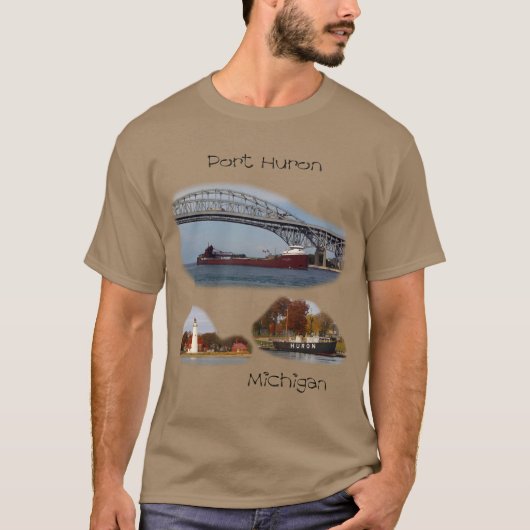 Port Huron, Michigan-shirt T-shirt (Voorkant)