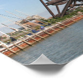 Port Huron Train Bridge Poster (Hoek)