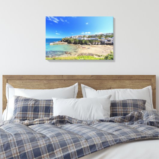 Port Isaac Canvas Afdruk (Insitu (Slaapkamer))