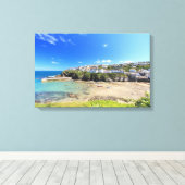 Port Isaac Canvas Afdruk (Insitu (Houten vloer))