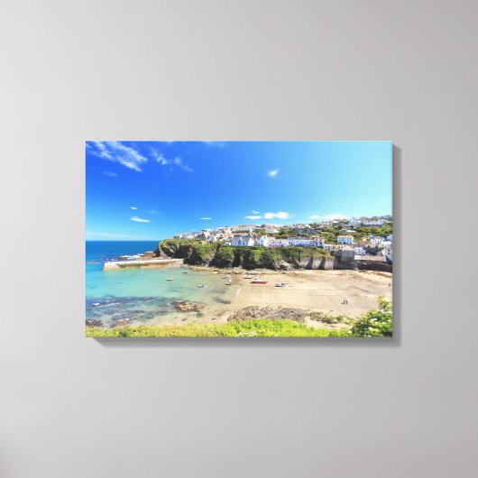 Port Isaac Canvas Afdruk (Voorkant)