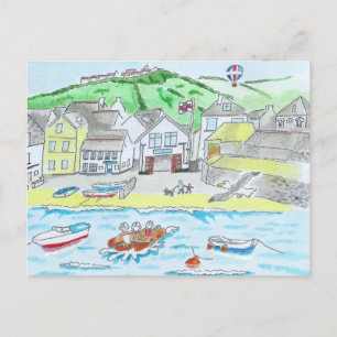 Port Isaac, Cornwall Briefkaart