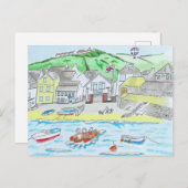 Port Isaac, Cornwall Briefkaart (Voorkant / Achterkant)