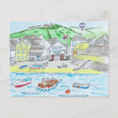 Port Isaac, Cornwall Briefkaart (Voorkant)