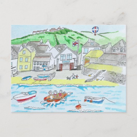 Port Isaac, Cornwall Briefkaart (Voorkant)