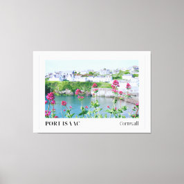 Port Isaac, Cornwall Canvas Afdruk