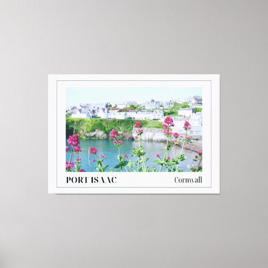 Port Isaac, Cornwall Canvas Afdruk (Voorkant)
