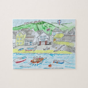 Port Isaac, Cornwall, England Jigzaag Puzzle Legpuzzel