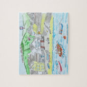 Port Isaac, Cornwall, England Jigzaag Puzzle Legpuzzel (Verticaal)