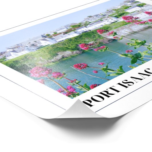 Port Isaac, Cornwall Foto Afdruk (Hoek)