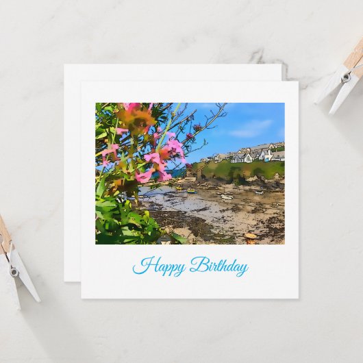 Port Isaac Cornwall Harbor Fisherman's Friends (Voorkant / Achterkant in situ)