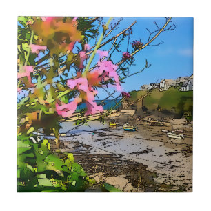 Port Isaac Cornwall Harbor Fisherman's Friends Tegeltje