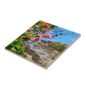 Port Isaac Cornwall Harbor Fisherman's Friends Tegeltje (Zijkant)