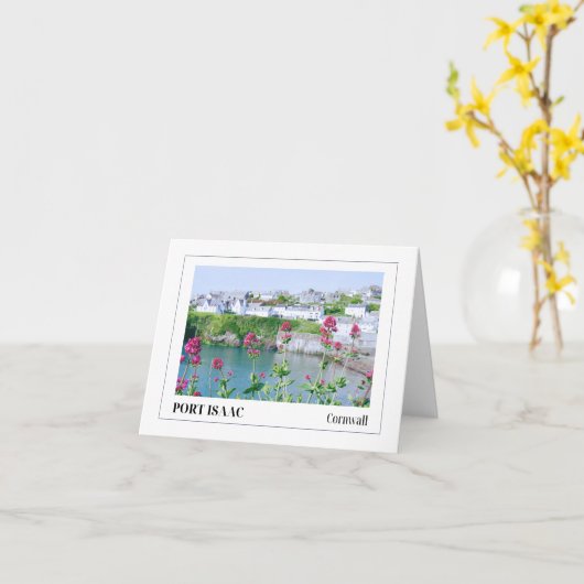 Port Isaac, Cornwall Kaart (Gele Bloem)