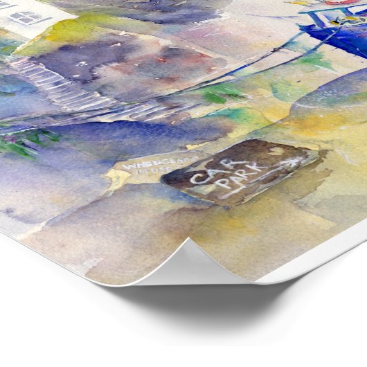 Port Isaac Cornwall Poster (Hoek)