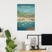 Port Isaac Cornwall Reisposter Poster (Thuiskantoor)