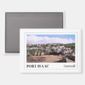 Port Isaac, Cornwall, Verenigd Koninkrijk Magneet (Voorkant / Achterkant)